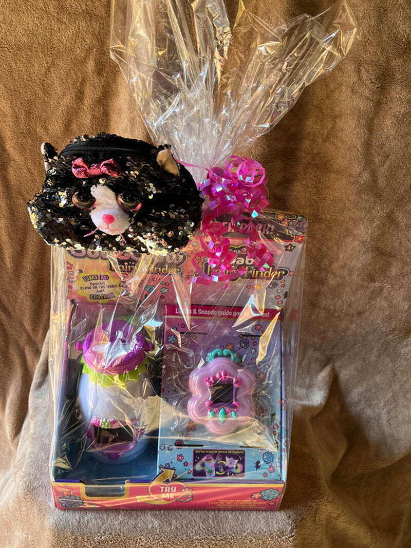 Raffle prize #5: Fairies Finder toy with cat purse