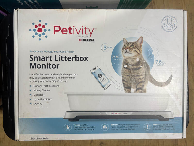 Raffle Prize #1: Petivity Smart Litterbox Monitor ($150 value)