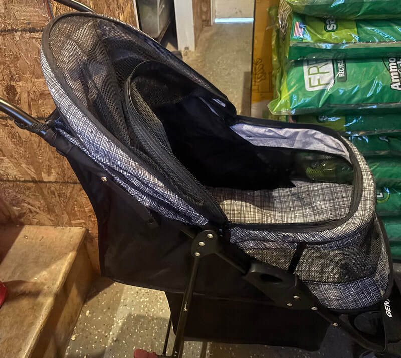 Raffle Prize #4: Covered pet stroller