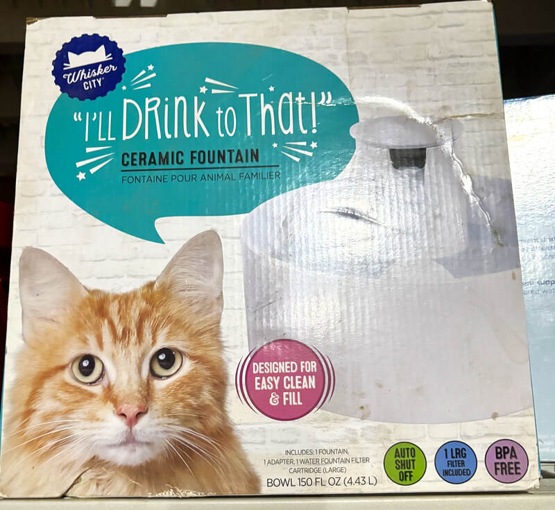 Prize #11 - Whisker City ceramic fountain